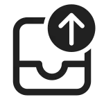 Mail Outbox SVG Icon
